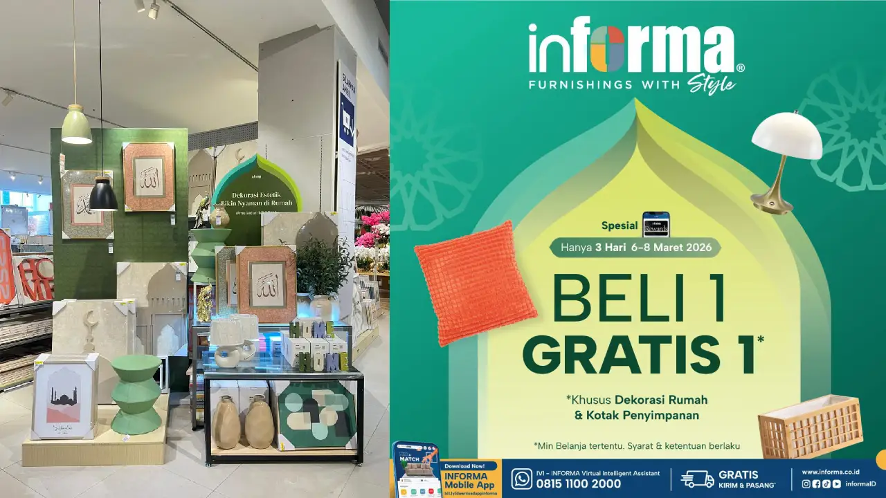 Buruan, INFORMA Kendari Hadirkan Promo Beli 1 Gratis 1, Berlaku hanya 3 Hari