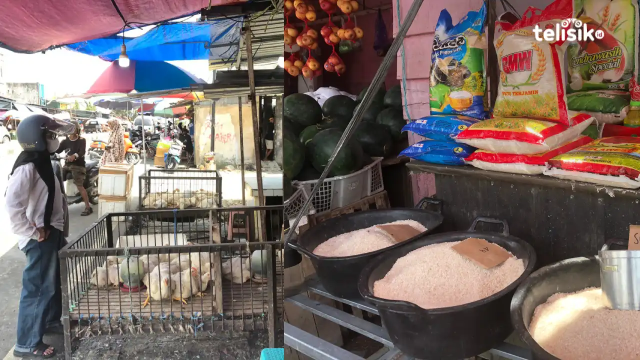 Harga Ayam, Bawang hingga Beras Mulai Naik di Pasar Anduonohu Jelang Lebaran