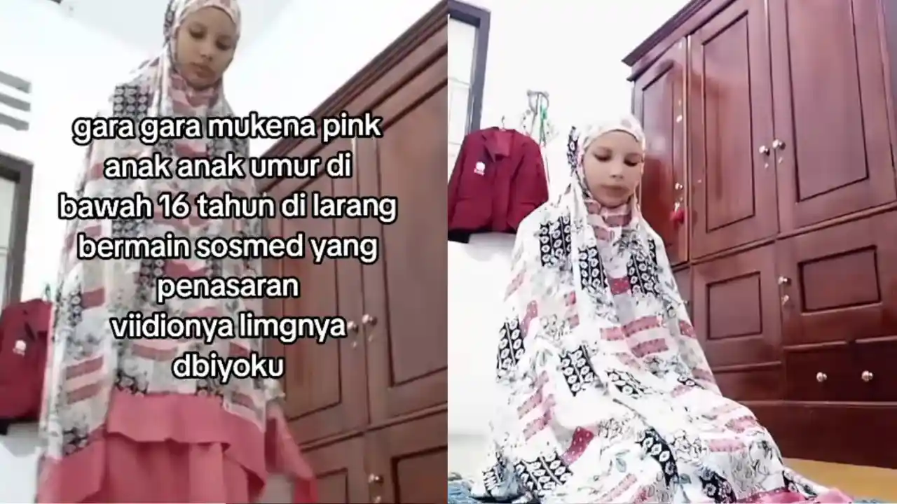Mukena Pink Viral Sejak Awal Ramadan, Berikut Penjelasan Misteri Sensor Putih