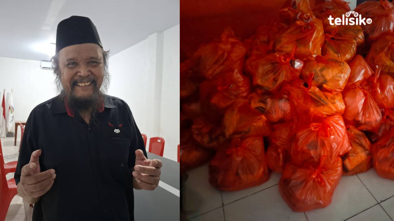 PDIP Sultra Komit sebagai Partai Wong Cilik, Bagikan Sembako Ramadan