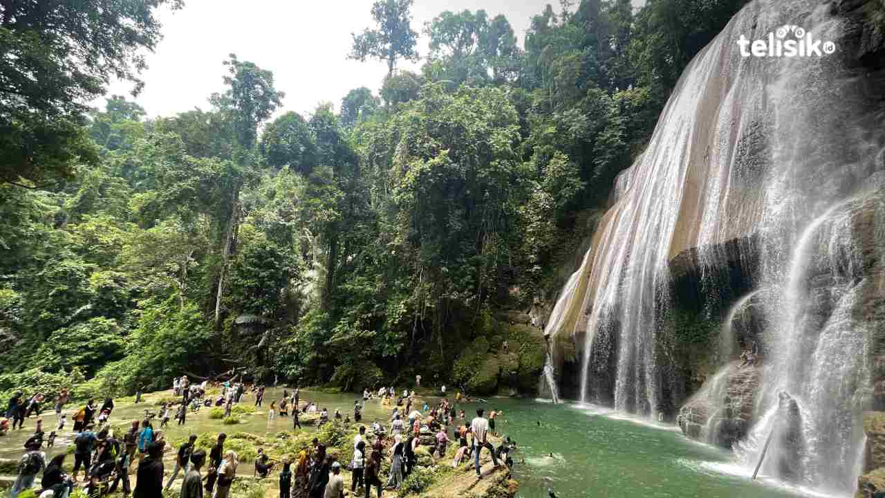 Pesona Air Terjun Tumburano Konawe Kepulauan jadi Pemikat Wisatawan saat Libur Lebaran
