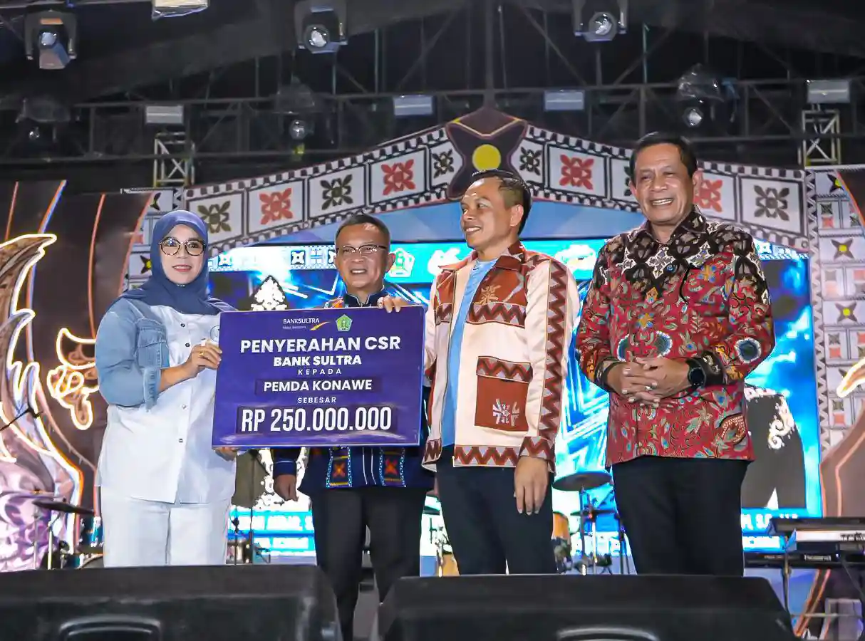 Bank Sultra Salurkan CSR Rp 250 Juta untuk 625 Siswa di Konawe