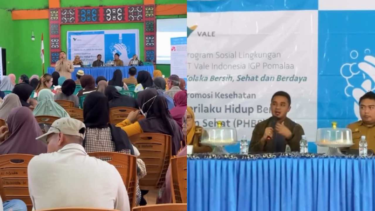 Edukasi PHBS di Totobo, PT Vale dan Puskesmas Pomalaa Dorong Warga Lebih Peduli Cegah TBC