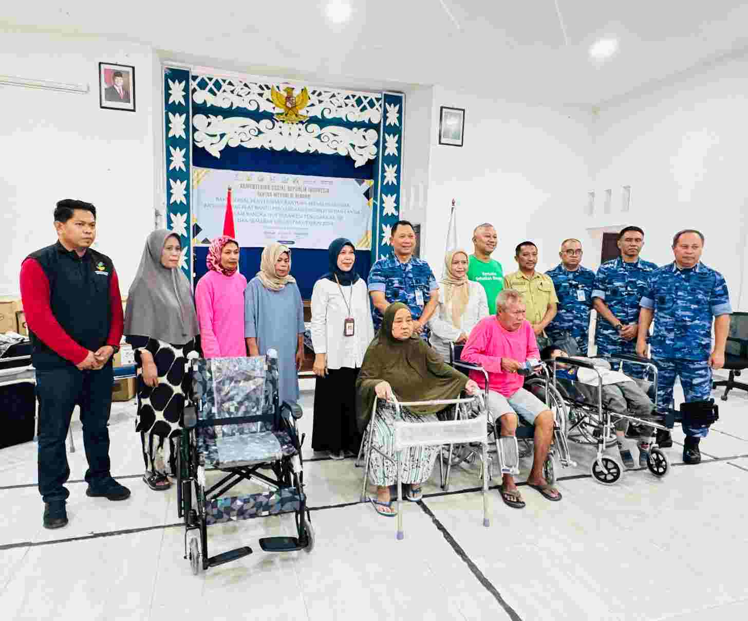 HUT ke-62 Sultra Sentra Meohai Kendari Beri Bantuan Aksesibilitas untuk 30 Penerima