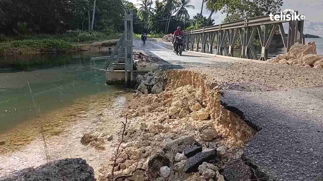 Jembatan Rusak di Desa Dimba Konawe Kepulauan Bahayakan Pengendara, Masyarakat Nilai Kinerja Pemerintah Tak Becus