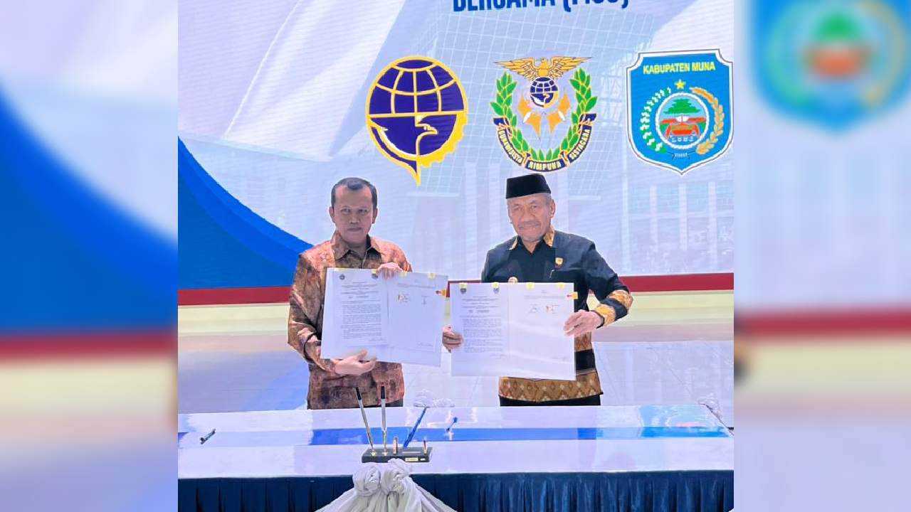 Pemkab Muna Teken MoU dengan BPSDMP Kemenhub untuk Peningkatan Mutu SDM Bidang Trasportasi