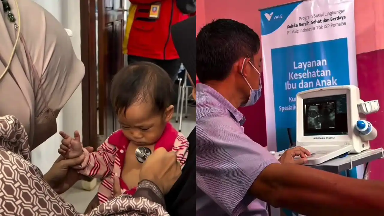PT Vale Gelar Layanan KIA di Kolaka, Deteksi Dini Kehamilan Risiko dan Cegah Stunting