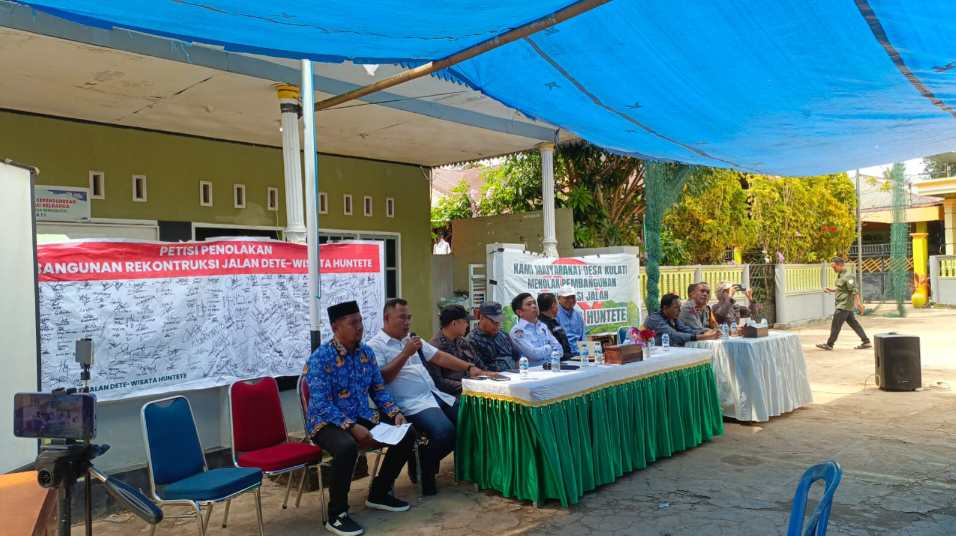 Sosialisasi Proyek Jalan Dete–Wisata Huuntete Wakatobi Masih Belum Ada Titik Temu