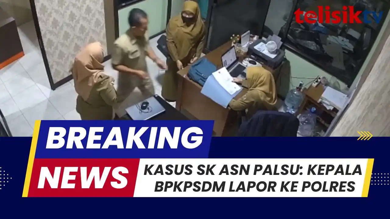 TELISIKTV: Kasus SK ASN Palsu: Kepala BKPSDM Lapor Ke Polres Gresik