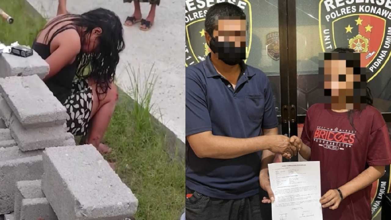 Wanita di Konawe Diduga Hendak Mencuri Diborgol dengan Tubuh Lemah, Polisi Sebut Sudah Berdamai