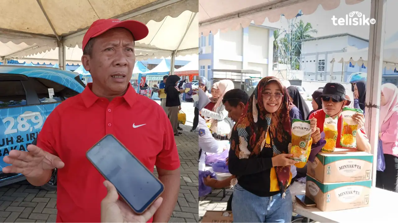 Diserbu Warga Sejak Pagi, 600 Bungkus Minyak Goreng Habis Sejam di Pasar Murah Pemkot Kendari