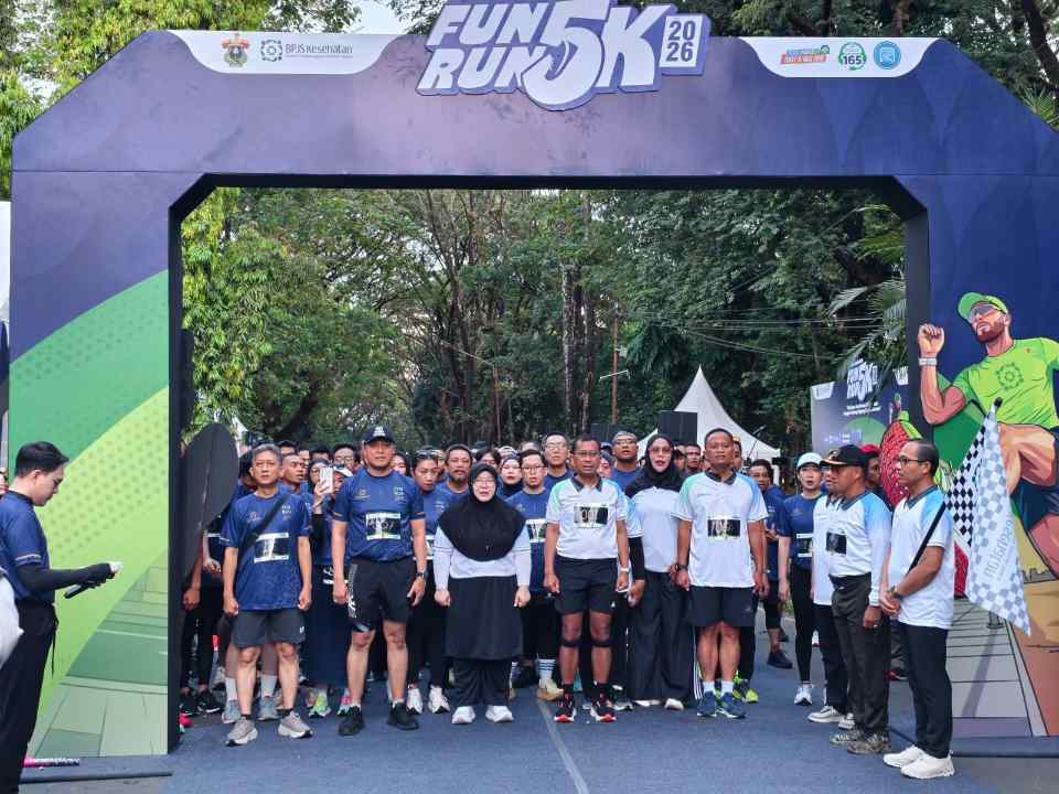 Fun Run 5 K jadi Momentum BPJS Kesehatan dan Unhas Kampanyekan Pola Hidup Sehat