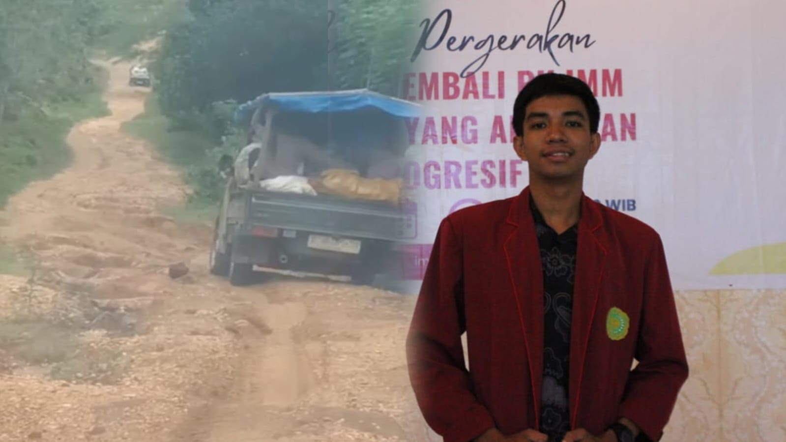 Jalan Rusak Bertahun-tahun, Ketua BEM FISIP UM Kendari Tantang Bupati Konawe Selatan Wujudkan Pemerataan Infrastruktur