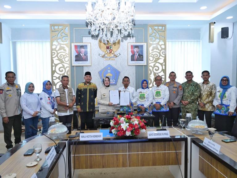 Pemkot Kendari Gandeng Sidrap Pasok Beras dan Telur 98 Ribu Butir per Hari untuk Kebutuhan MBG