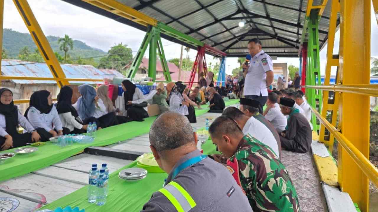 PT ANTAM UBPN Konawe Utara Perkuat Infrastruktur Desa Lewat Perbaikan Jembatan Tinobu