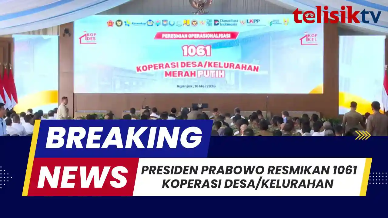 TELISIKTV: Presiden Prabowo Resmikan 1061 Koperasi Desa/Kelurahan