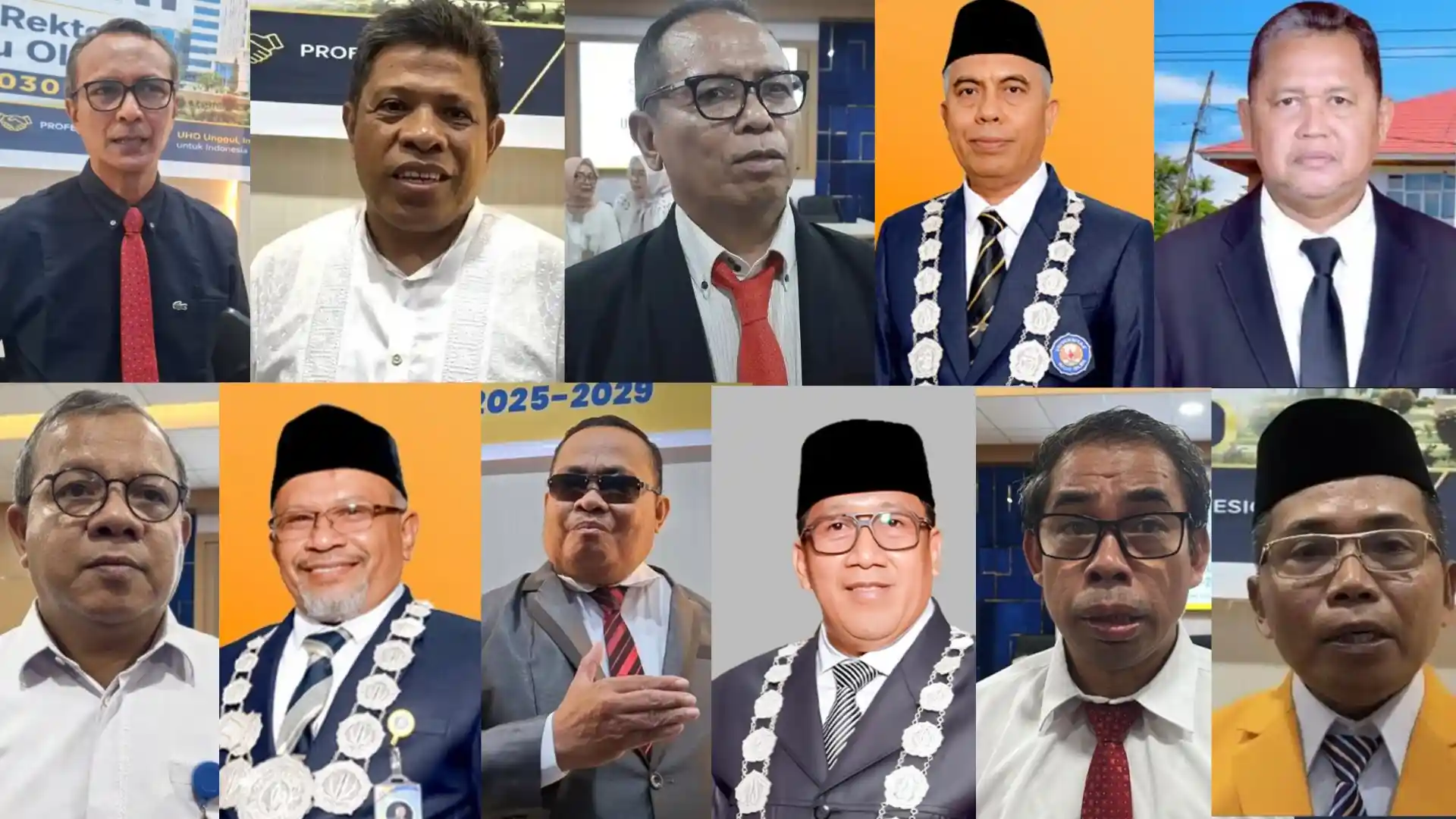 11 Kandidat Berebut Kursi Rektor UHO, Berikut Jadwal Pemilihan