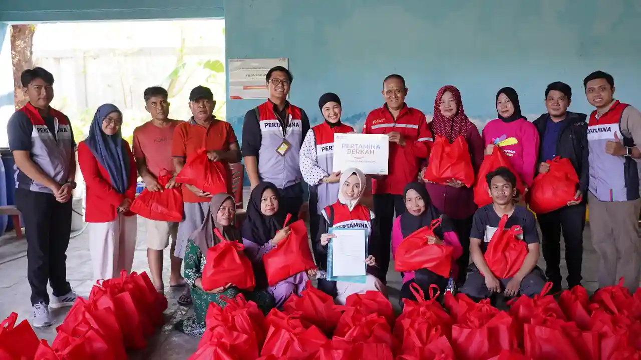 153 Warga Binaan di Makassar Terima Paket Sembako Gratis dari Pertamina