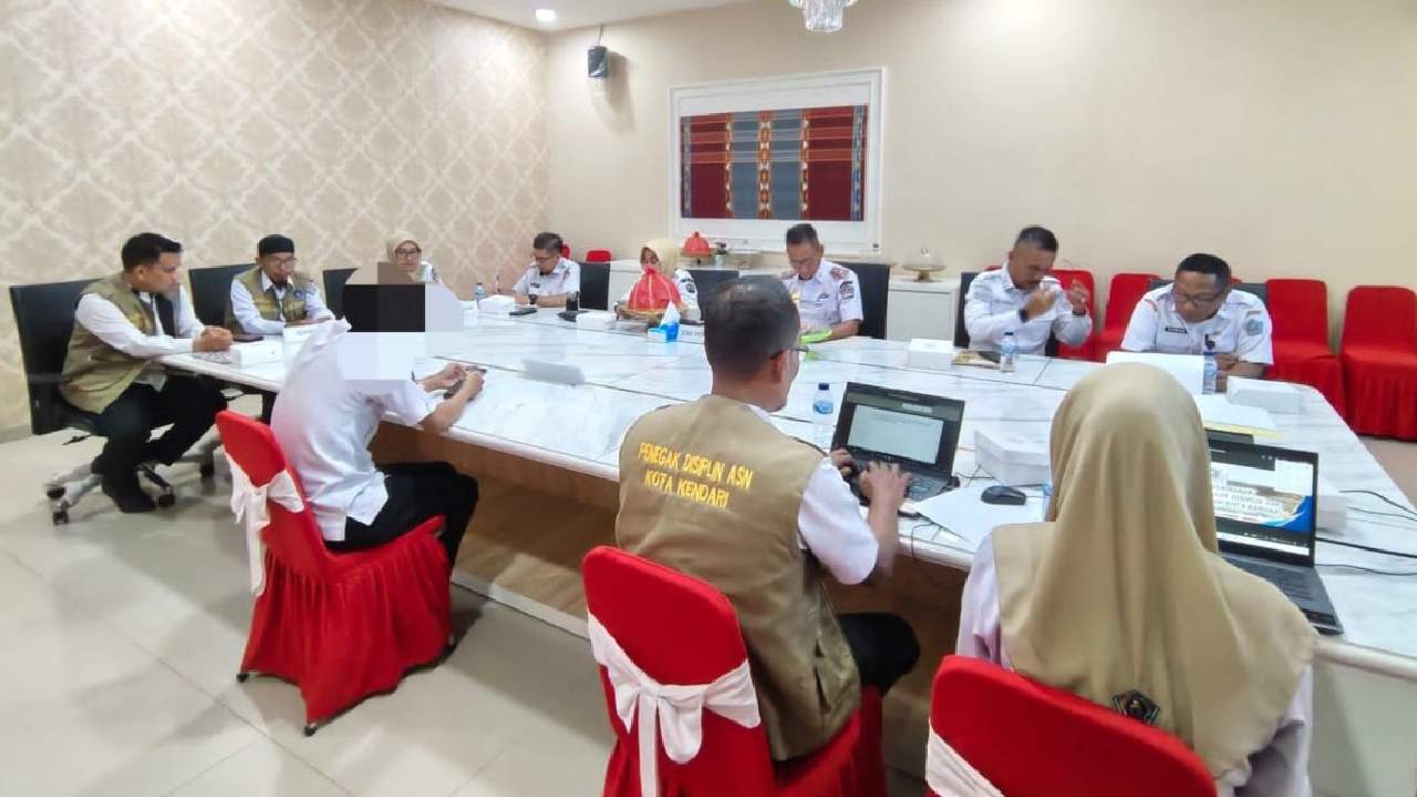 6 ASN Disidang, Pemkot Kendari Tegaskan Tak Ada Toleransi Pelanggaran Disiplin
