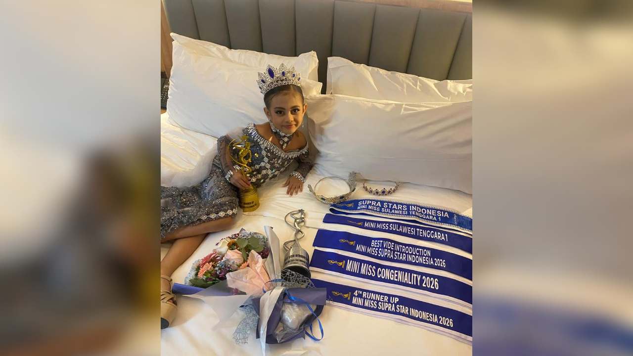 Adiva Azkadina Maryam Harumkan Nama Sulawesi Tenggara di Miss Supra Star Indonesia 2026