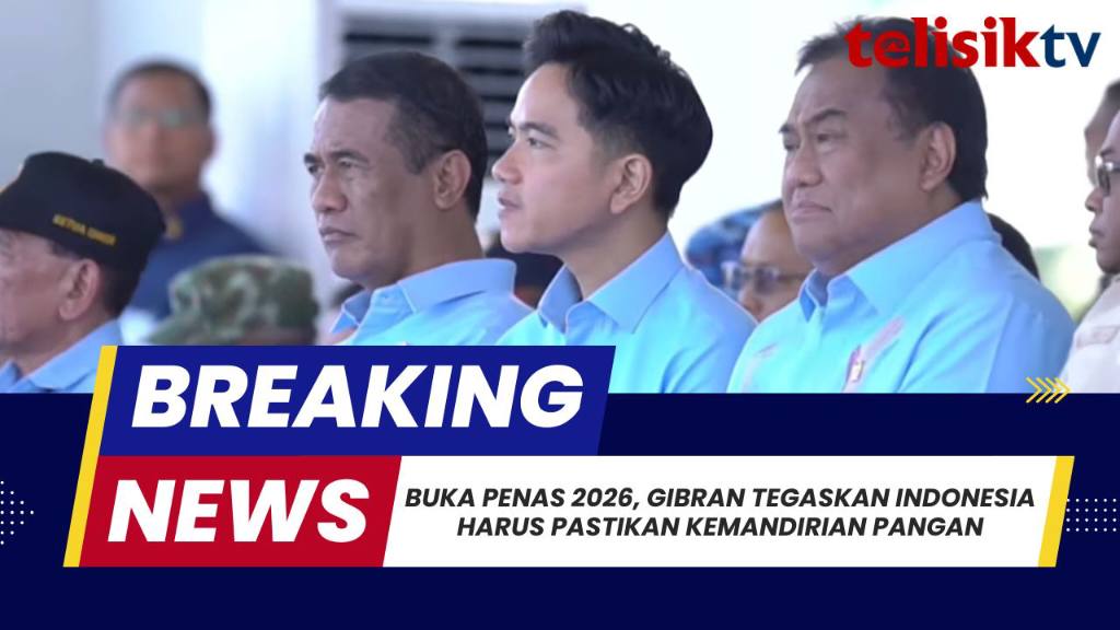 TELISIK TV: Buka Penas 2026, Gibran Tegaskan Indonesia Harus Pastikan Kemandirian Pangan