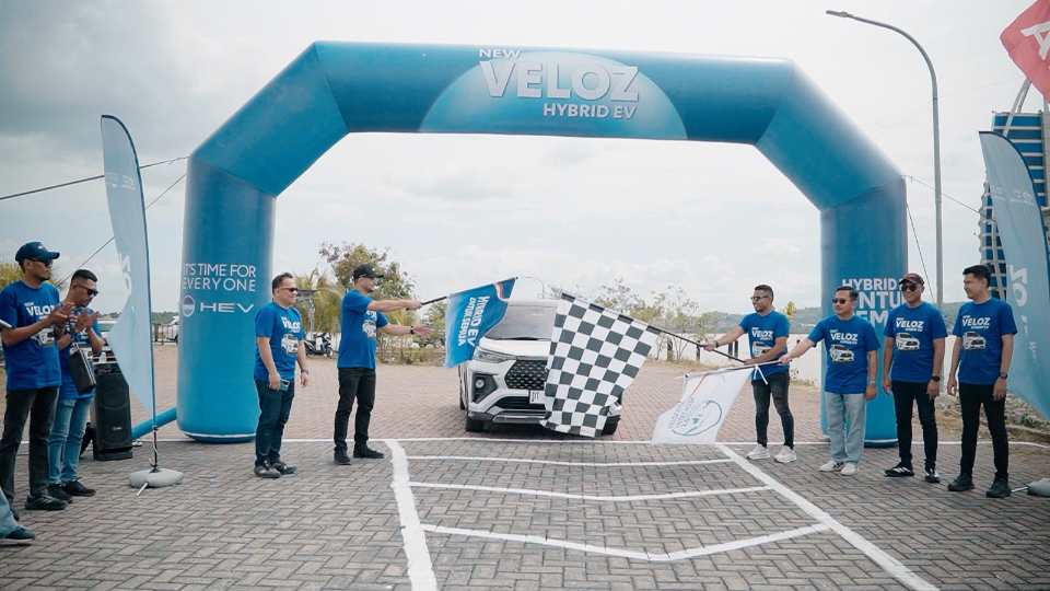 Toyota Uji Ketangguhan Veloz Hybrid EV Keliling Sulawesi, Start dari Kendari