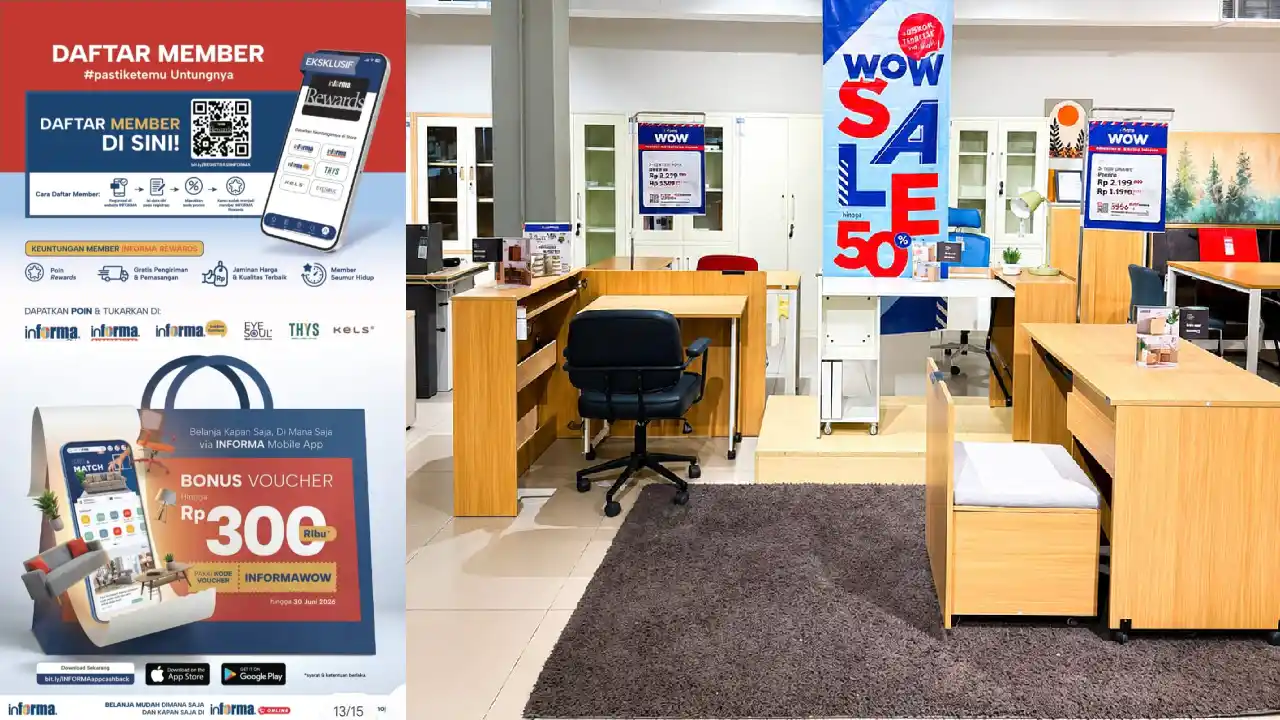 Wow Sale Informa Kendari Diskon 50 Persen, Manjakan Gen Z dan Milenial