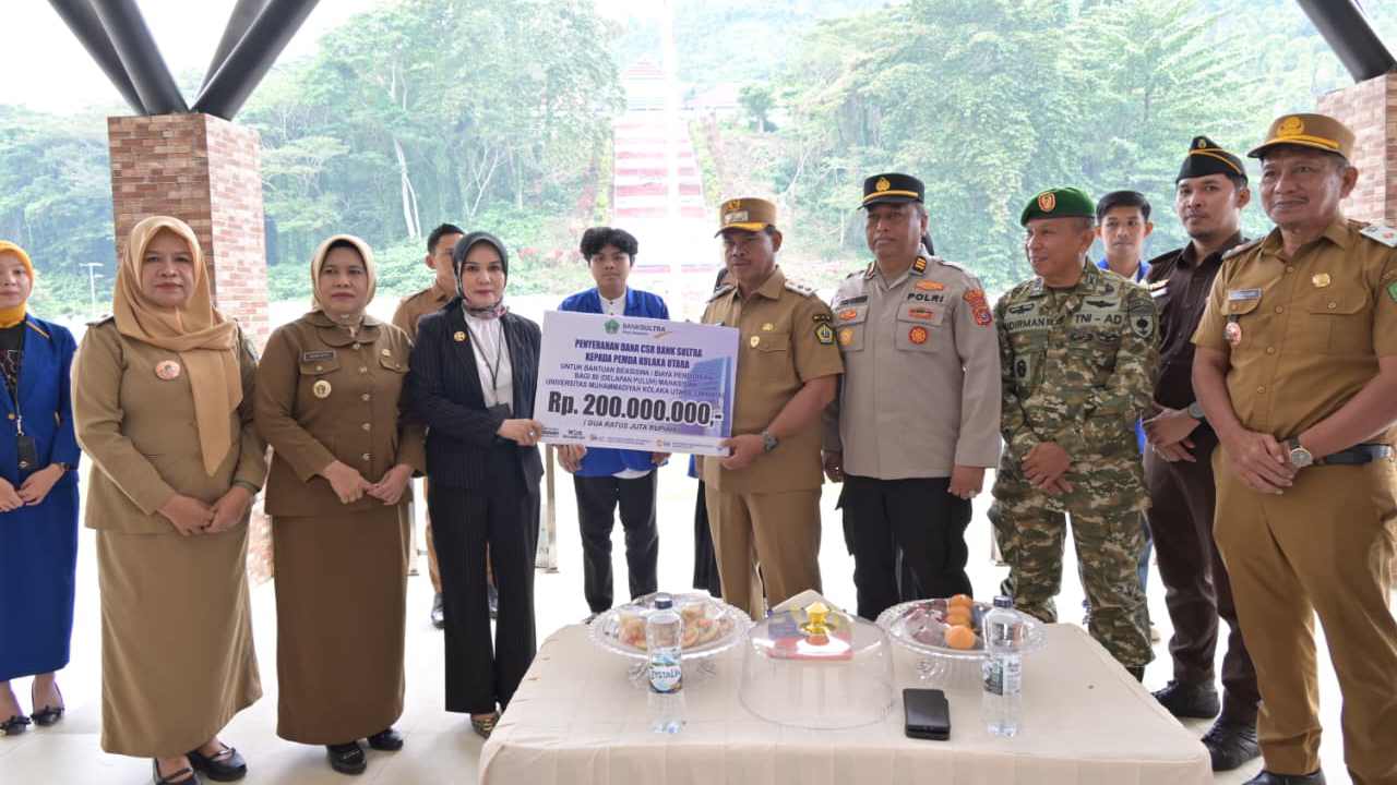 Bank Sultra Dorong Akses Pendidikan, 80 Mahasiswa UMKOTA Nikmati Beasiswa CSR Rp 200 Juta