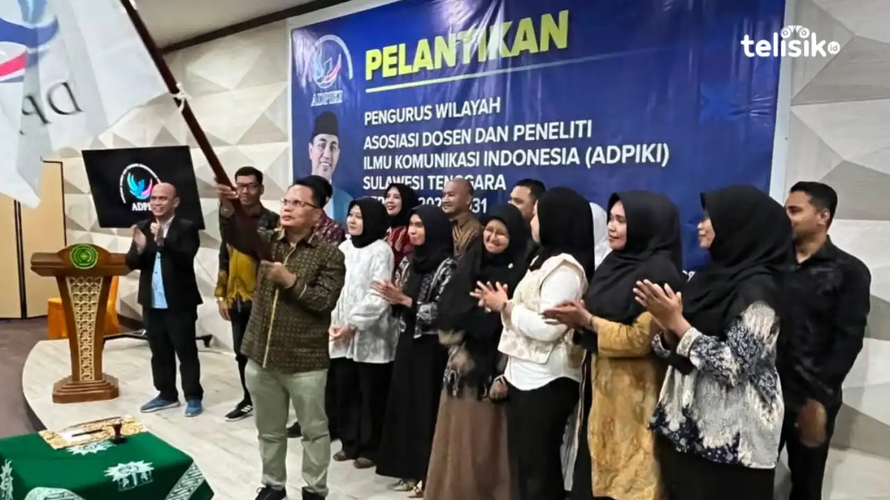 Pelantikan Pengurus Wilayah ADPIKI Sultra Periode 2026-2031, La Ode M Nasir Jabat Ketua