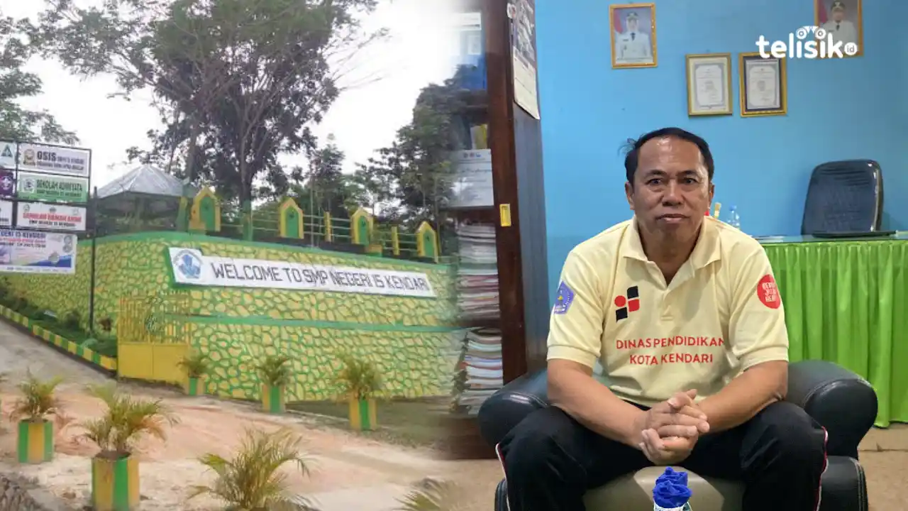 SMPN 15 Kendari Kekurangan Ruang Belajar, Kelas Terpaksa Dilaksanakan hingga Sore Hari