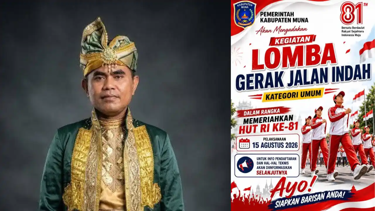 Tiga OPD Muna Belum Respon Pelaksanaan Gerak Jalan Indah Umum Perayaan HUT ke-81 Kemerdekaan RI