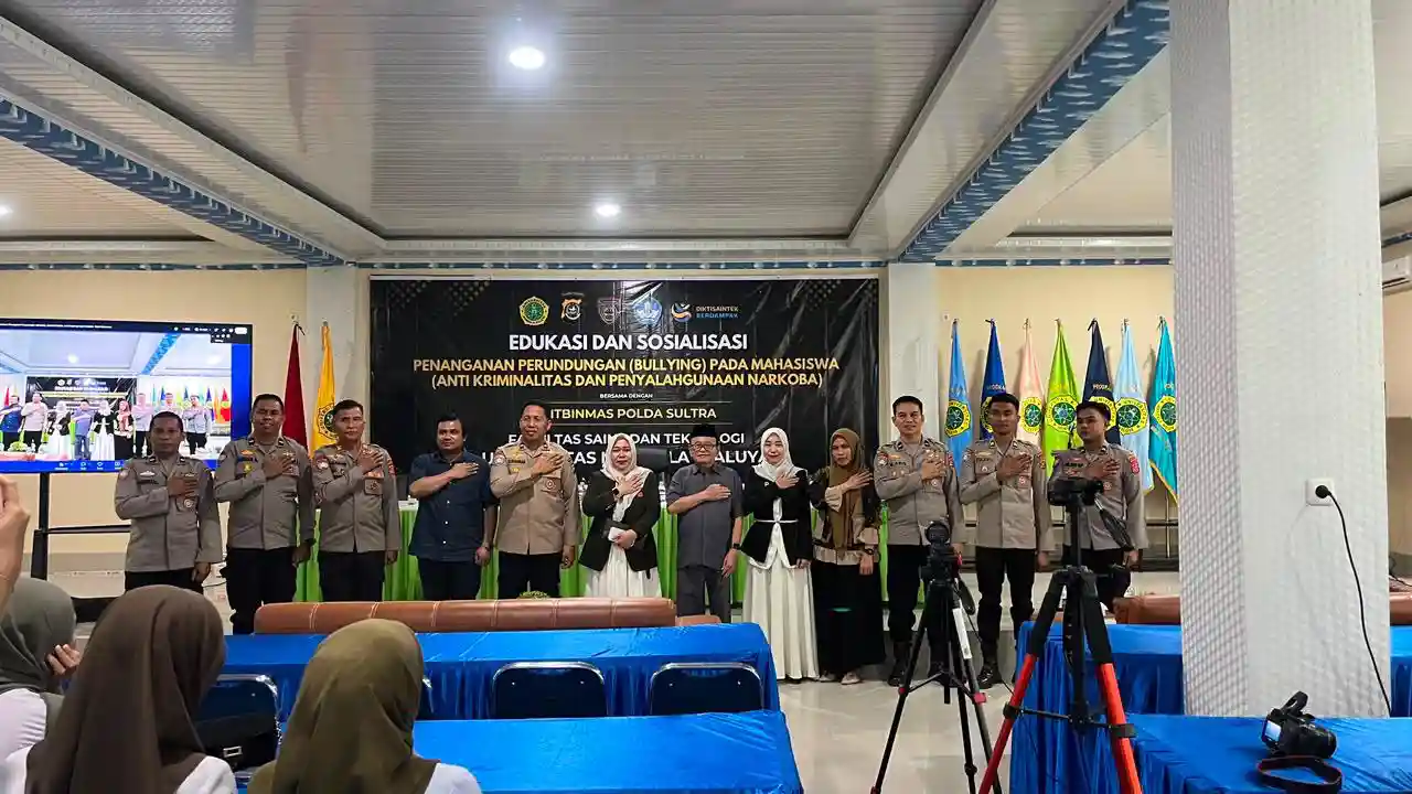Cegah Bullying dan Narkoba di Kampus, FST UMW Gandeng Polda Sultra Perkuat Edukasi Hukum