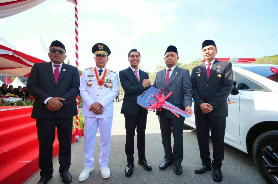 HUT ke-81 RI, RSUD Bahteramas Terima Mobil Jenazah Gratis dari Bank Sultra