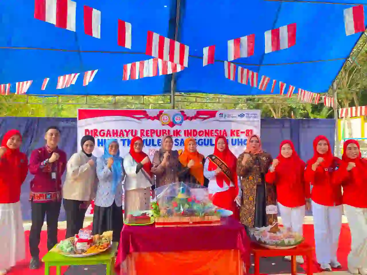 Perkuat Kemitraan, BPR Bahteramas Kendari Dukung Kegiatan HUT RI di TK Wulele Sanggula