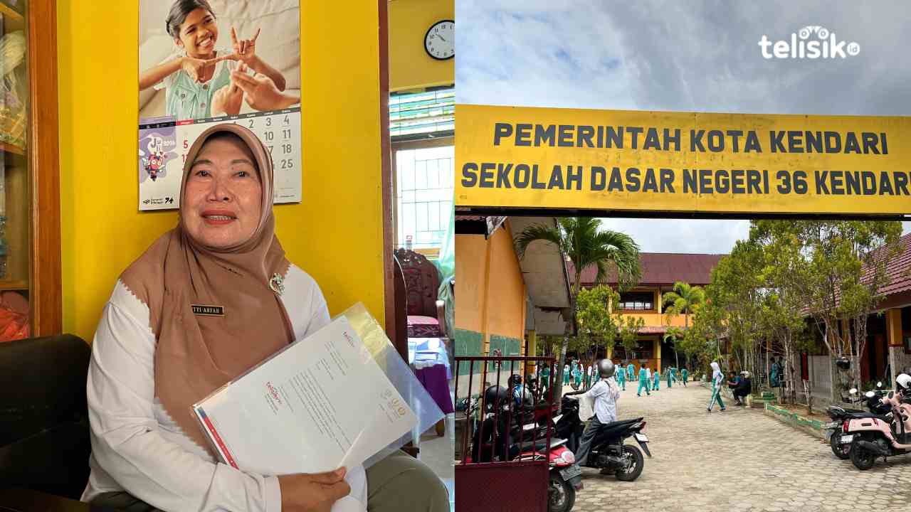 Setiap Hujan Sekolah Kebanjiran, Begini Upaya SDN 36 Kendari Jaga Pembelajaran dan Prestasi Siswa