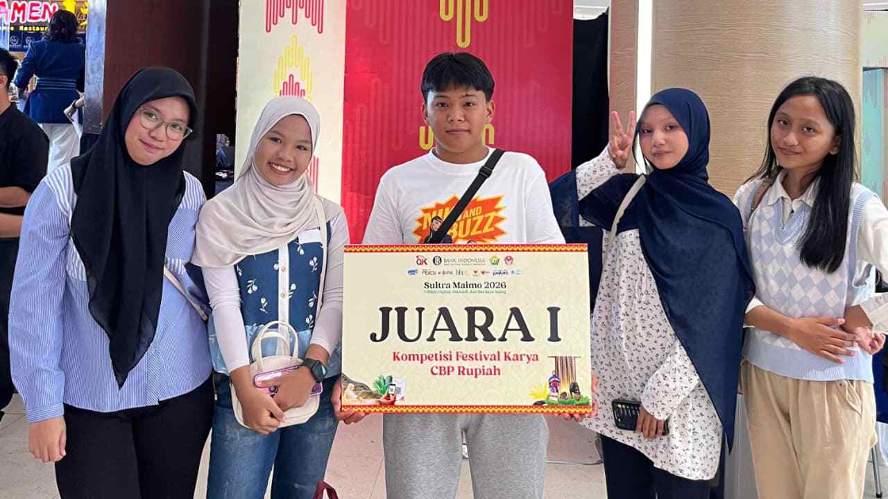 SMAN 5 Kendari Sabet Juara 1 Lomba CBP Rupiah Gelaran Bank Indonesia