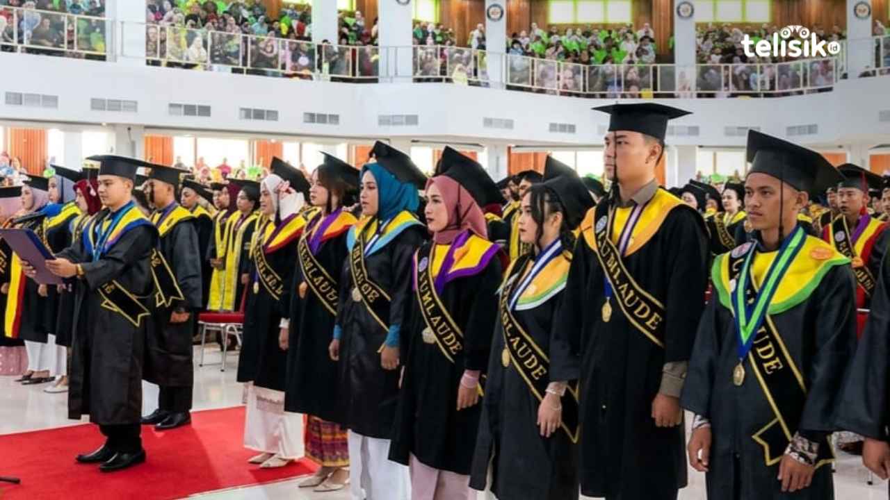 UHO Kendari Kukuhkan 732 Sarjana dan Magister Baru Periode Agustus 2026