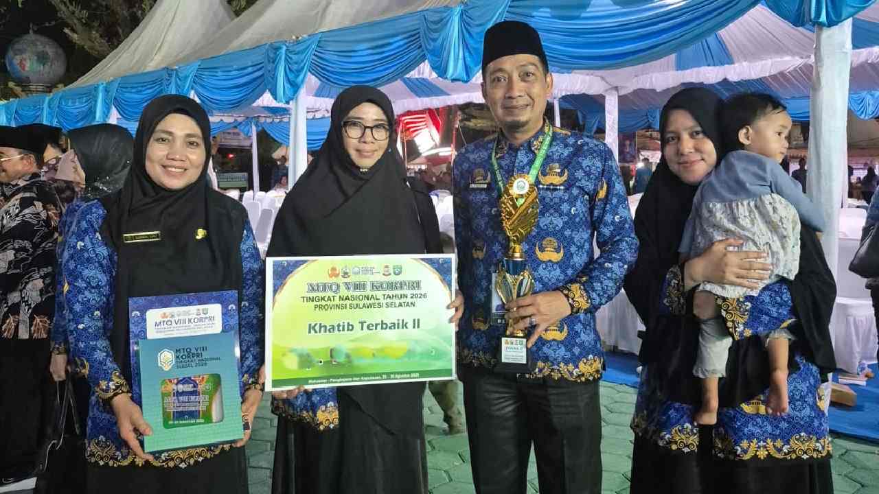 Ustaz Pudo Kabag Kesra Setda Kolaka Tembus Terbaik II Khutbah Jumat MTQ KORPRI Nasional