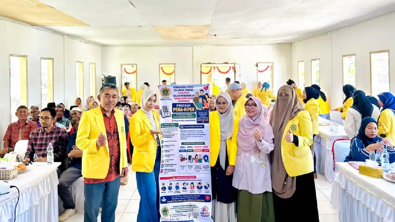 Keluarga jadi Kunci Tekan Komplikasi, Dosen Magister Kesmas UMW Luncurkan Program PENA-HIPER di Konawe