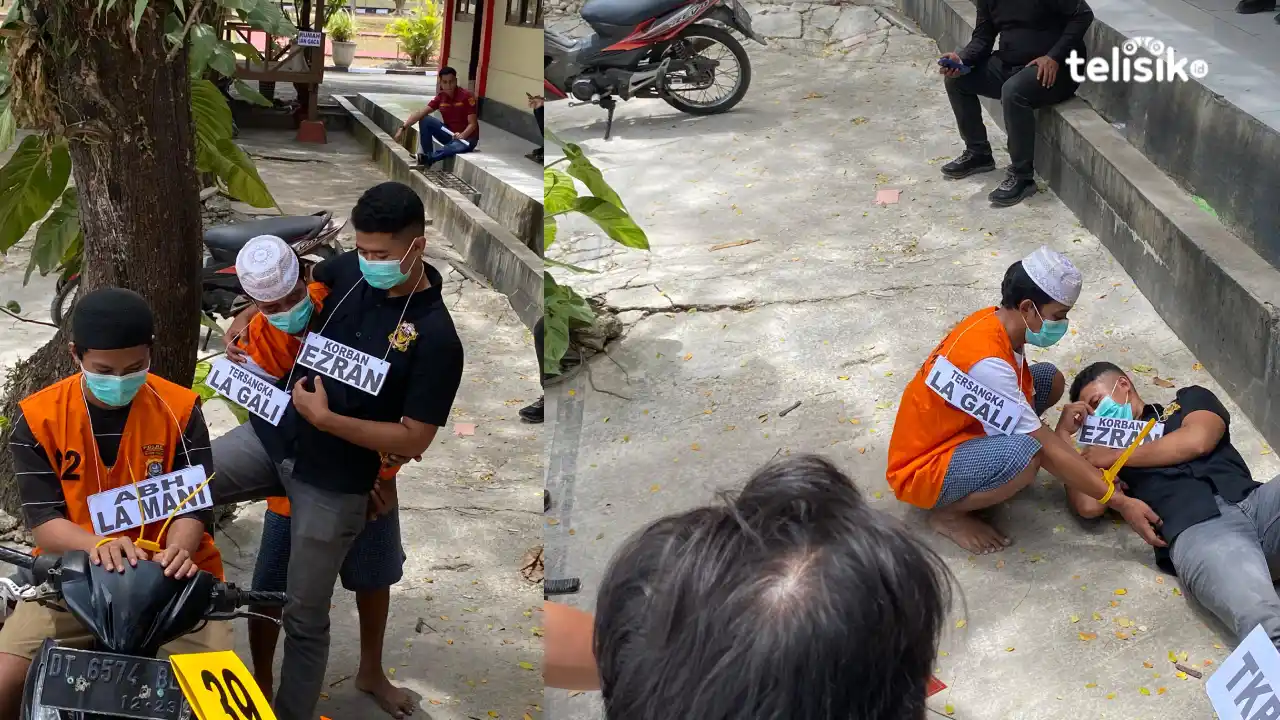 Rekonstruksi Pembunuhan Sadis EZ di Wakatobi, 42 Adegan Diperagakan
