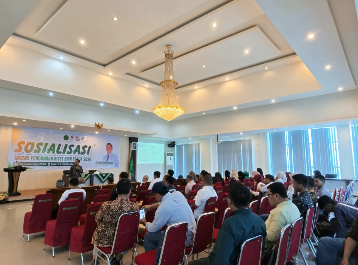 BRIN Hadir di UM Kendari Dosen dan Mahasiswa Pelajari Peluang Pendanaan hingga Program Riset