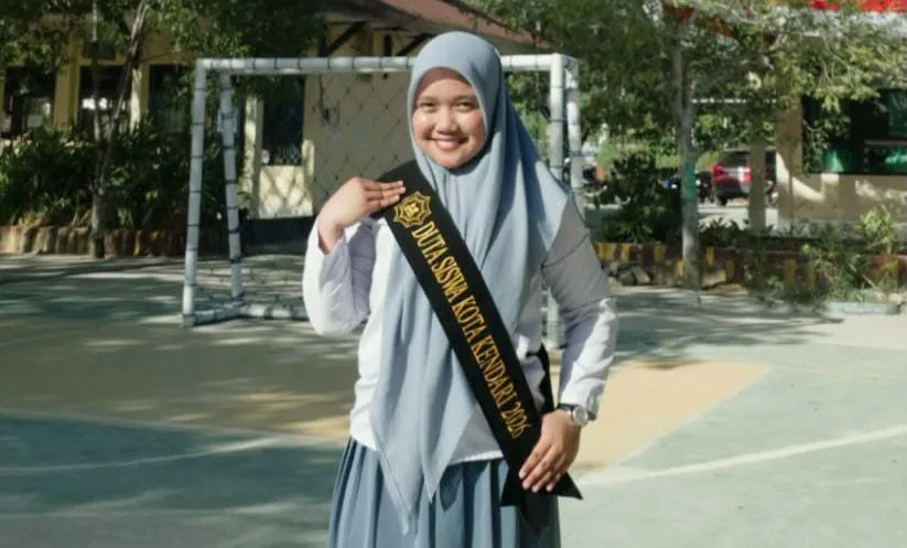 Siswa SMAN 8 Ananda Nur Ramadani Terpilih sebagai Duta Siswa Kota Kendari 2026