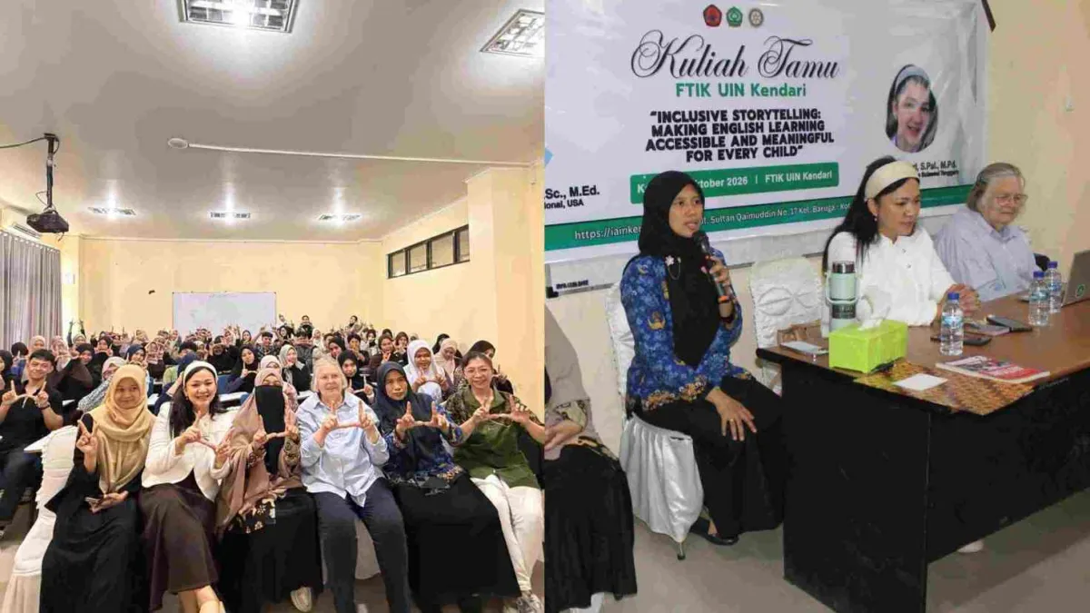 FTIK UIN Kendari Gelar Kuliah Tamu, Bahas Pembelajaran Bahasa Inggris yang Inklusif
