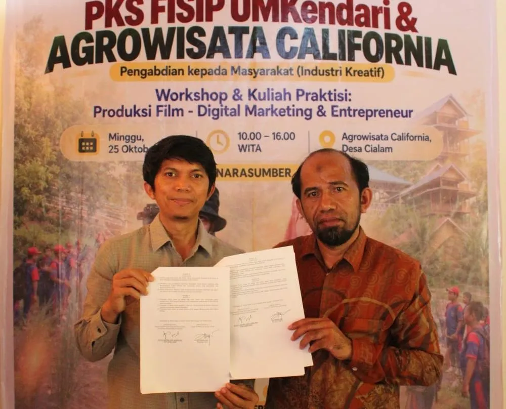Gandeng Agrowisata California, FISIP UM Kendari Siapkan Mahasiswa DKV Terjun Langsung ke Dunia Bisnis