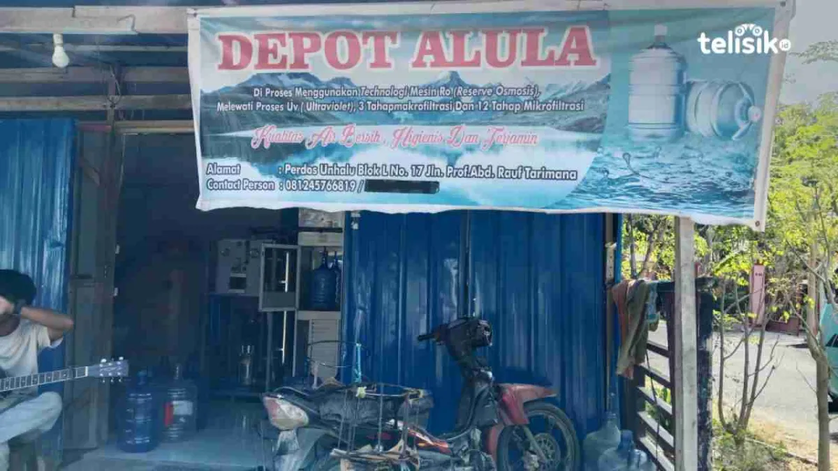 Kemarau Panjang Bikin Pasokan Air Berkurang, Pengusaha Depot di Kendari Berburu Stok Sejak Tengah Malam