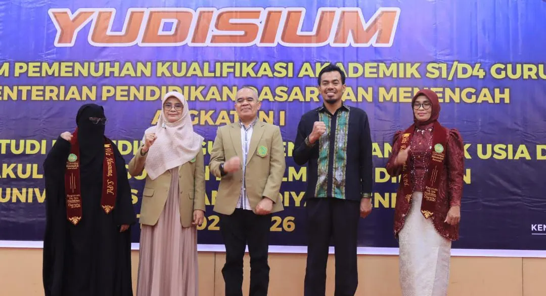 PG-PAUD UM Kendari Yudisium Guru Kemendikdasmen Angkatan I, Dekan Tekankan Belajar Sepanjang Hayat